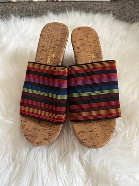 Montego Bay club multicolored wedge heels